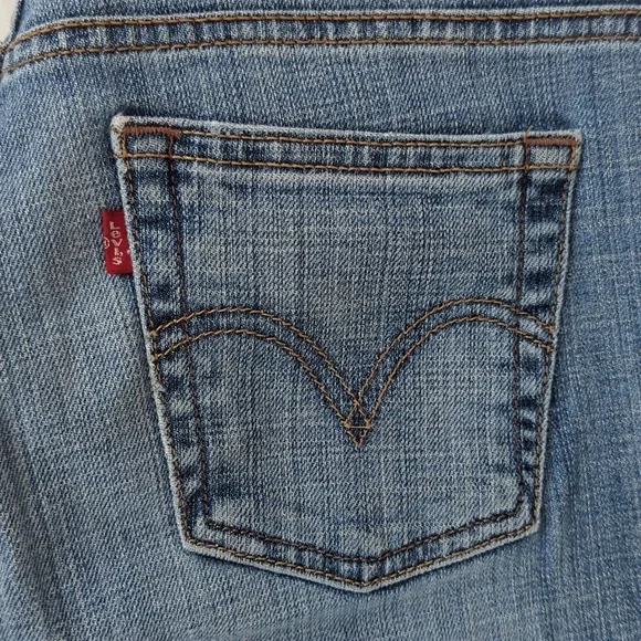 Levi's 515 Boot Cut Jeans 4M Blue Pockets - Picture 9 of 16